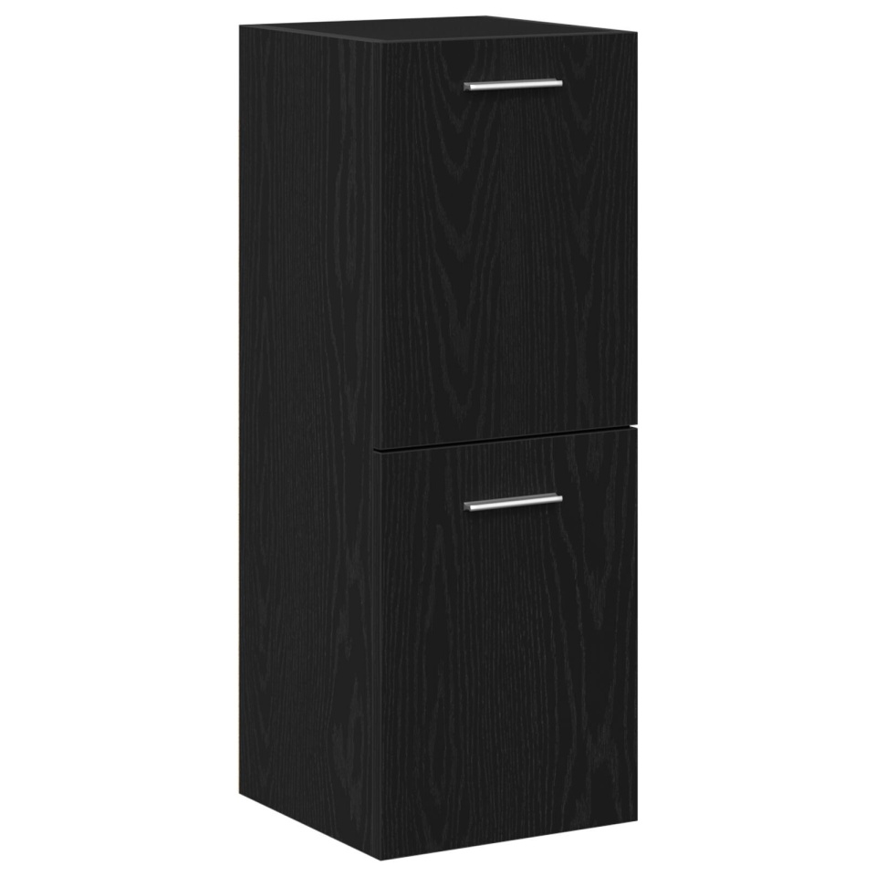 Set Mobilier pentru Baie 4 Piese Stejar Negru - 3 | YEO