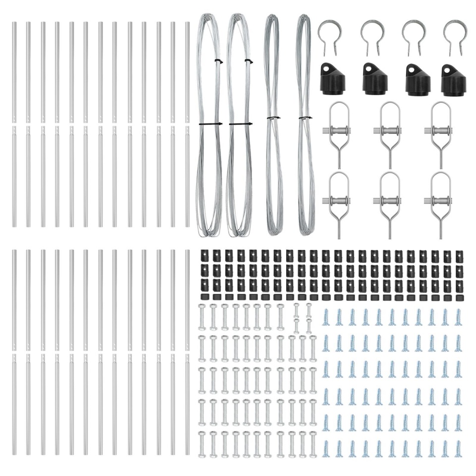 Stâlpi de Gard 26 pcs Ø32 mm 190 cm Oțel Galvanizat - 2 | YEO