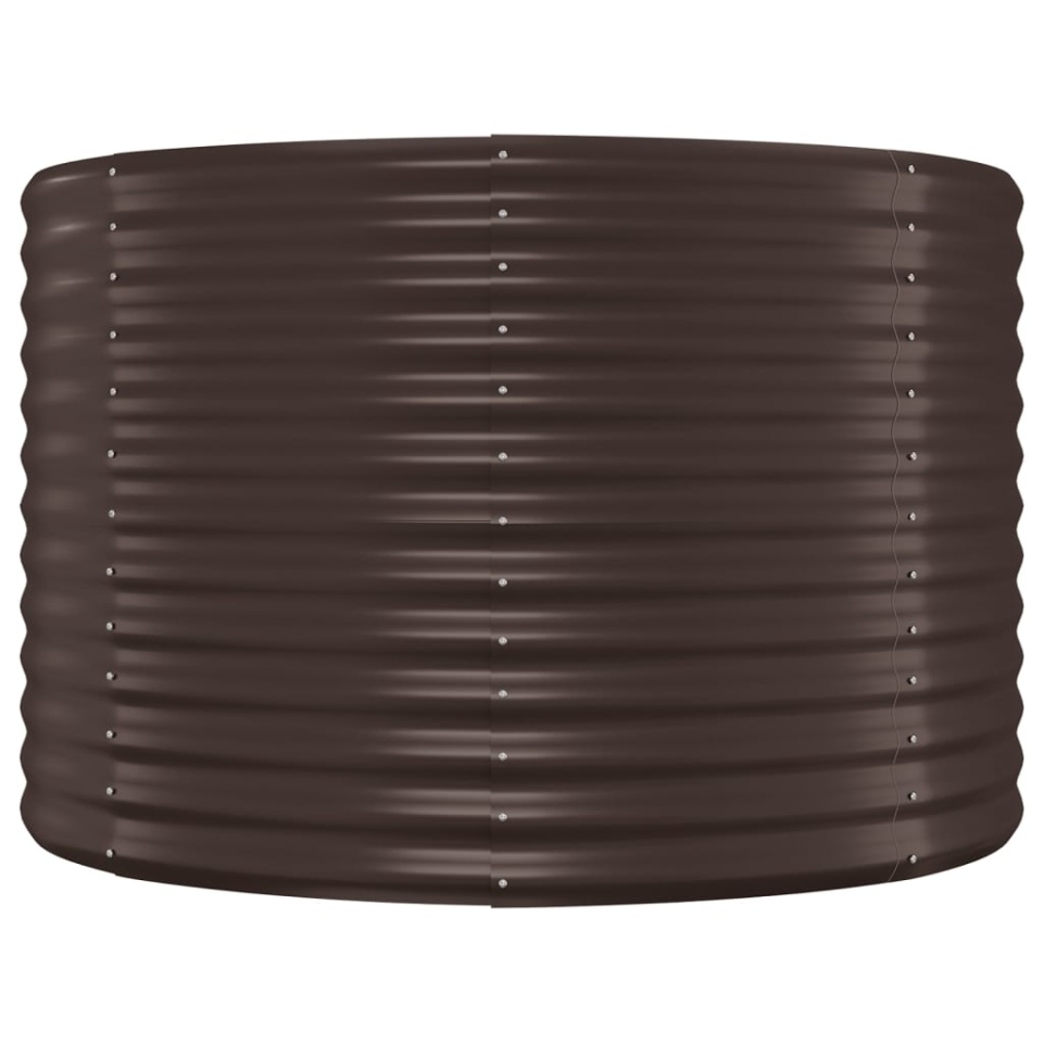 Strat înălțat grădină 249x100x68 cm oțel vopsit electrostatic - 3 | YEO