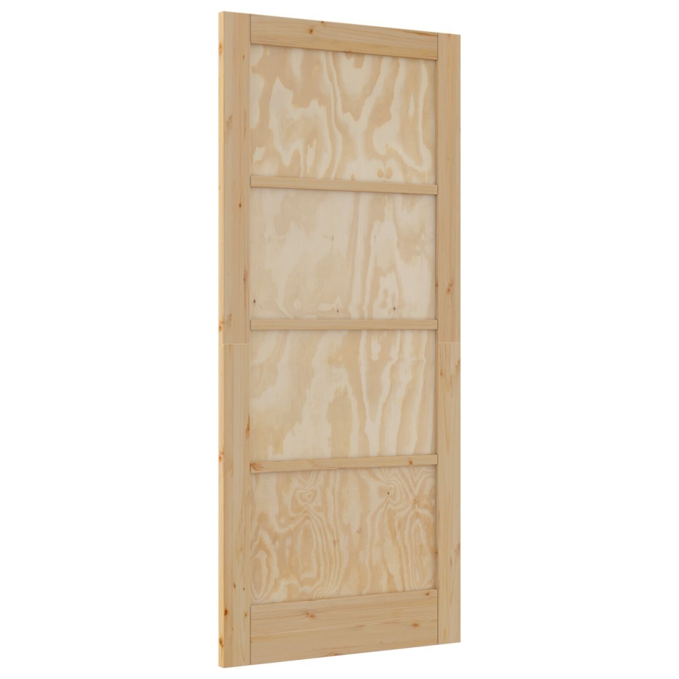 Ușă Interioară ORKDAL 86x198.5x4 cm Lemn Solid Pin - 1 | YEO