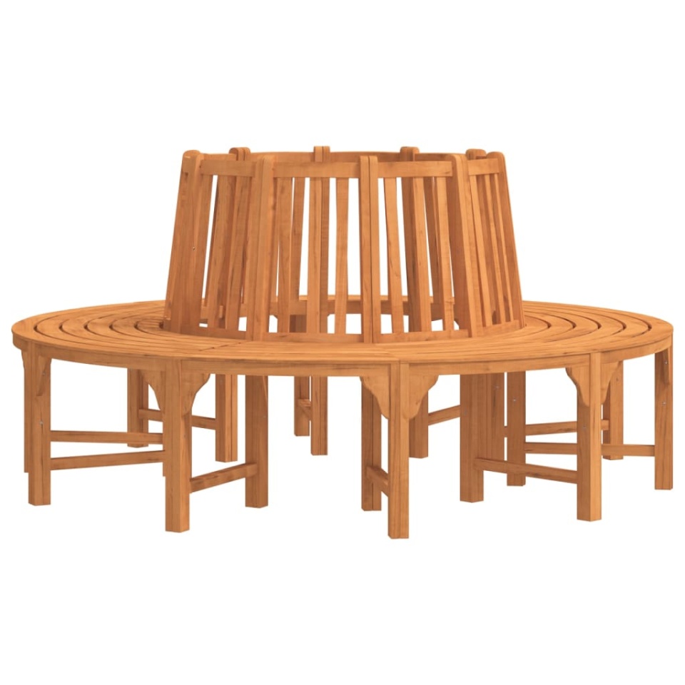 Bancă de copac rotundă, Ø208 cm, lemn masiv de eucalipt - 2 | YEO
