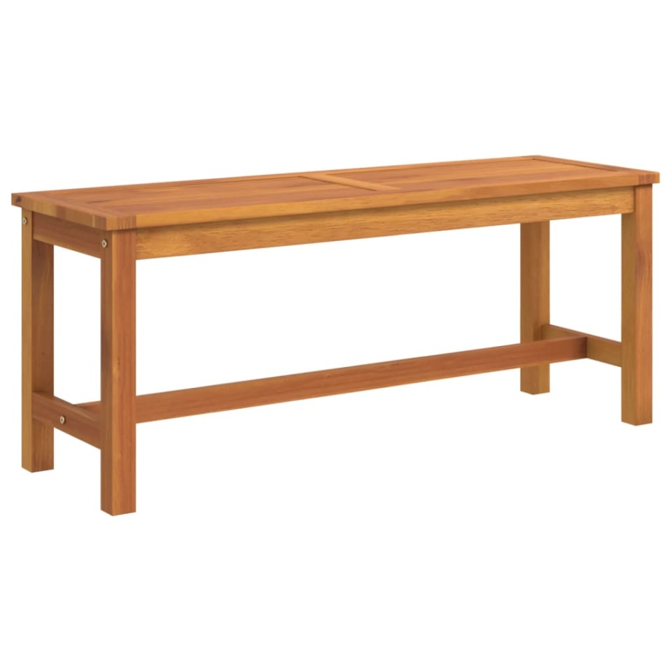 Bancă de grădină, 110x35x45 cm, lemn masiv de acacia - 1 | YEO