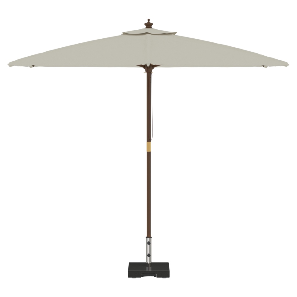 Bază cu roți pentru parasol cu mânere Granit Negru 29 kg Pătrată - 2 | YEO