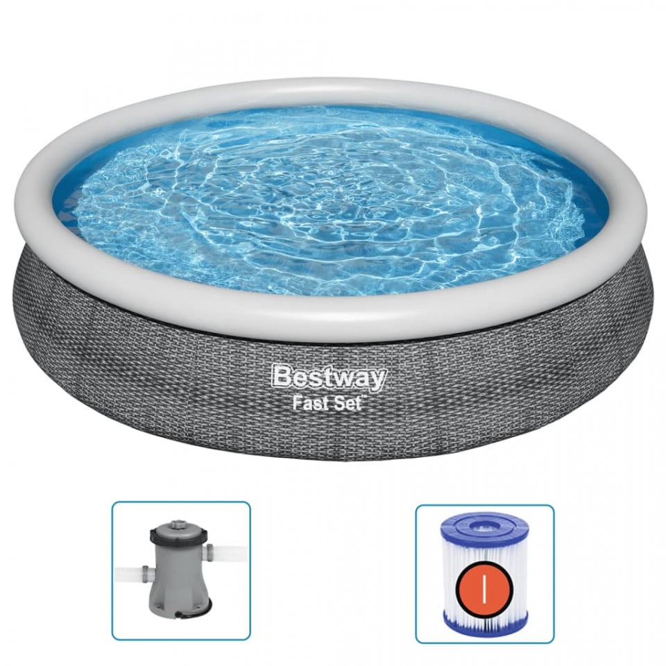 Bestway Set de piscină rotundă, 366x76 cm - 1 | YEO