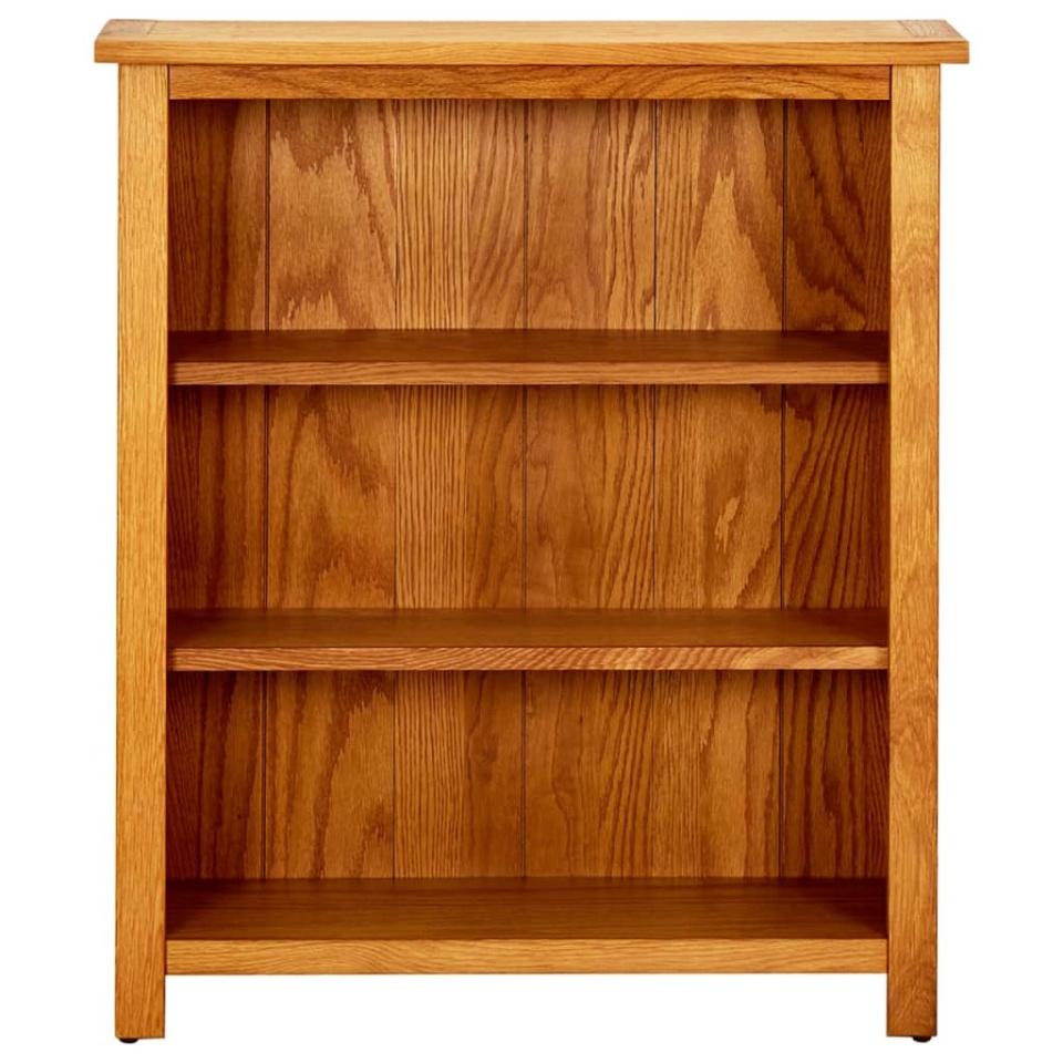 Bibliotecă cu 3 rafturi, 70 x 22,5 x 82 cm, lemn masiv stejar - 1 | YEO