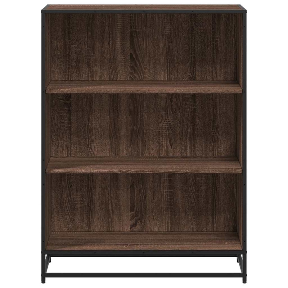 Bibliotecă, stejar maro, 80,5x35x107,5 cm, lemn prelucrat - 3 | YEO