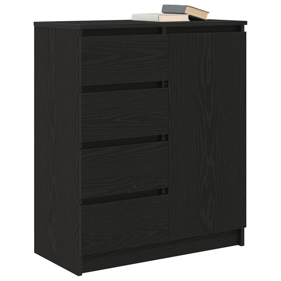 Bufetă cu sertare Stejar negru 71x35x84 cm Lemn prelucrat - 3 | YEO
