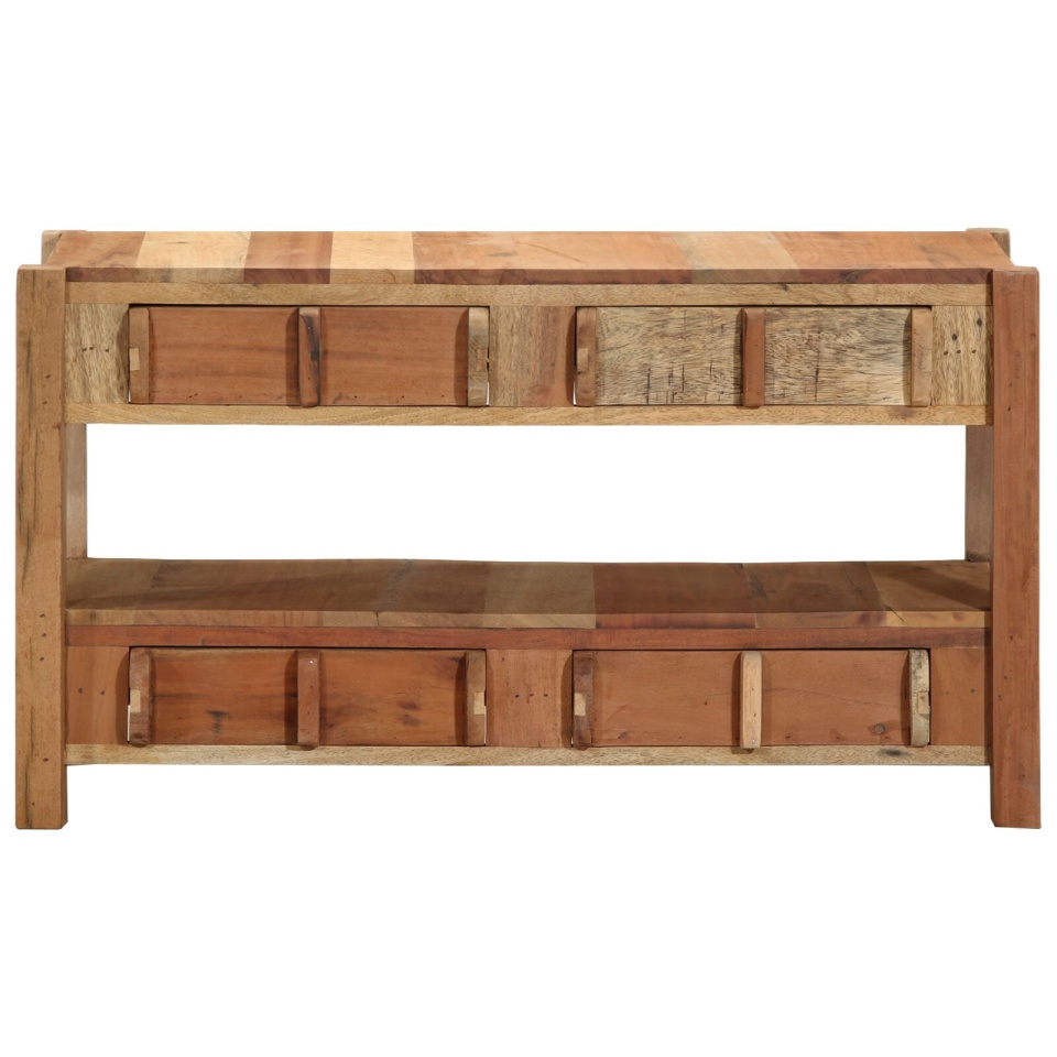 Cabinet TV 83x33x46 cm Lemn masiv recuperat - 3 | YEO