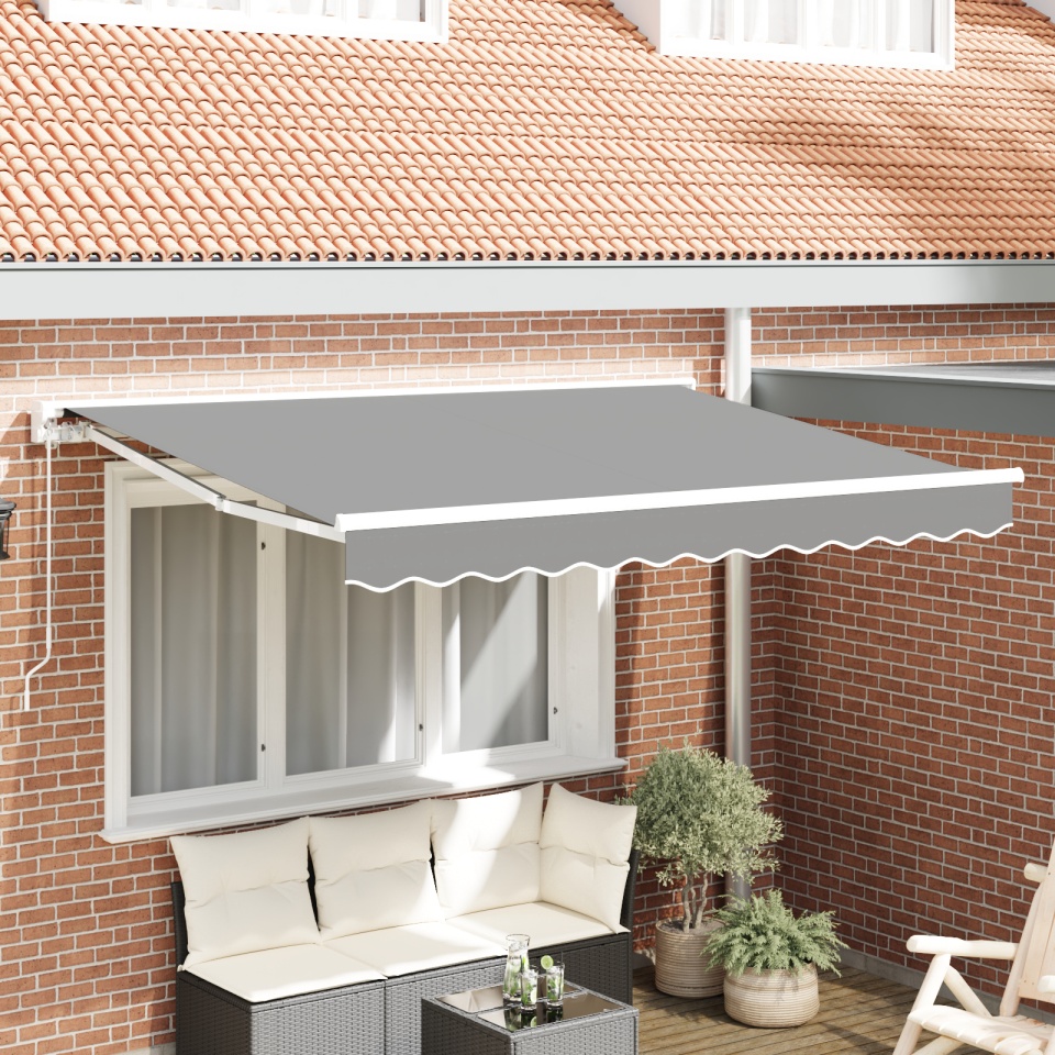Cadru Awning Semicassete Retractabil Operat Manual Metalic