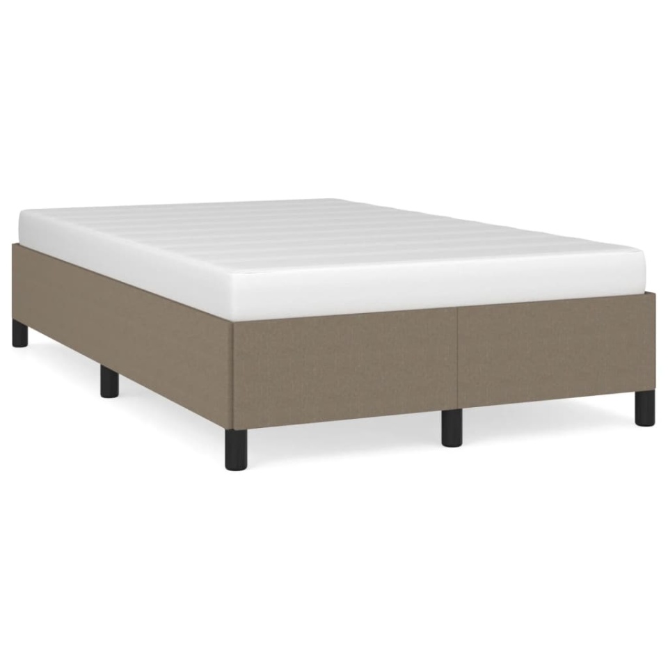 Cadru de pat fără saltea, gri taupe, 120x200 cm, textil - 1 | YEO