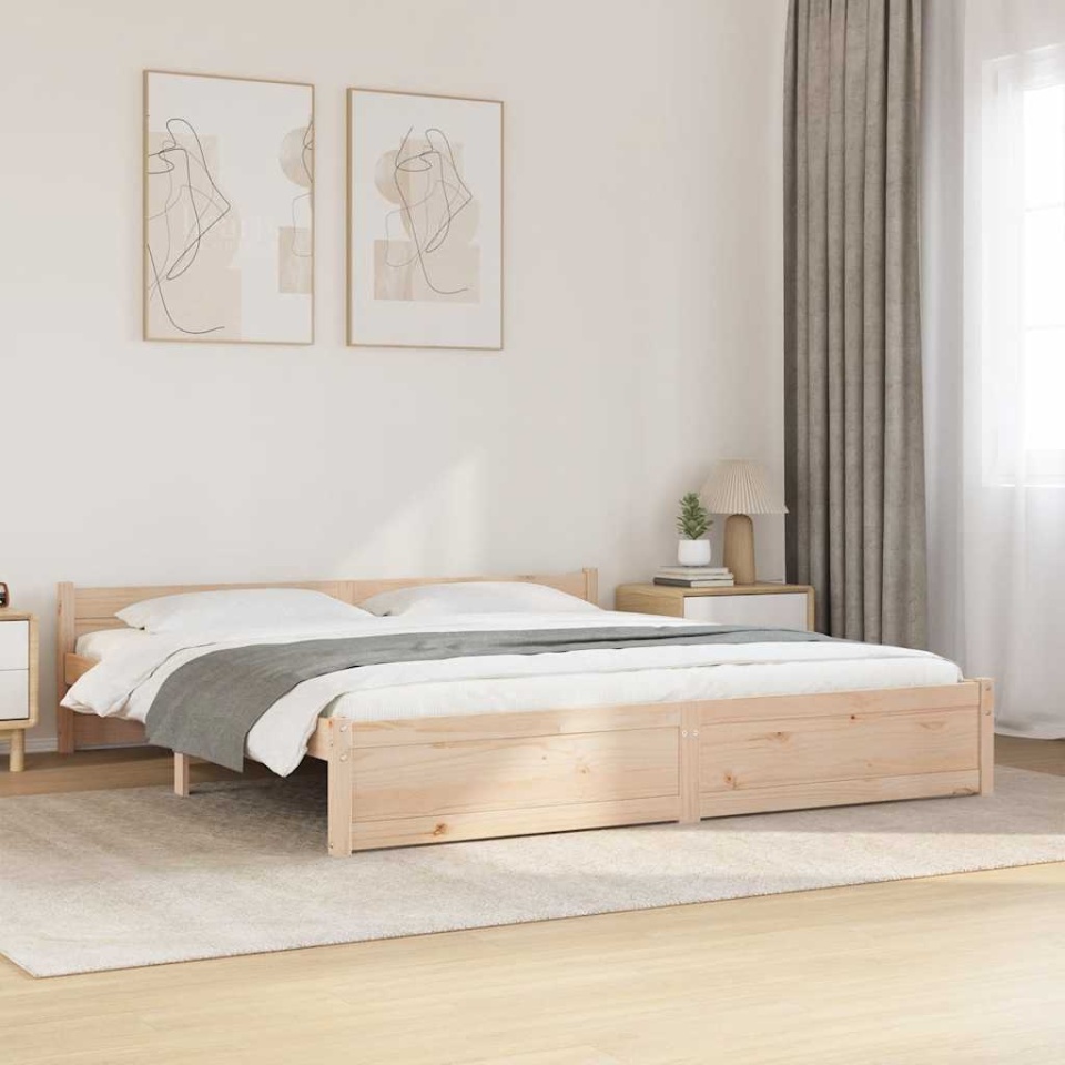 Cadru de pat Super King, 180x200 cm, lemn masiv
