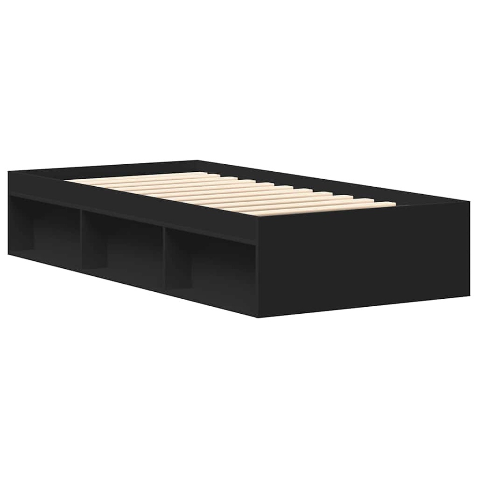 Cadru pat, negru, 100x200 cm - 3 | YEO
