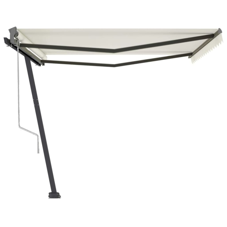 Copertină autonomă retractabilă automat, crem, 400x350 cm - 3 | YEO