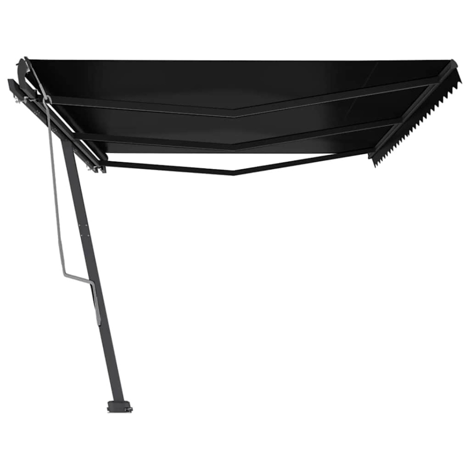 Copertină autonomă retractabilă manual, antracit, 600x300 cm - 3 | YEO