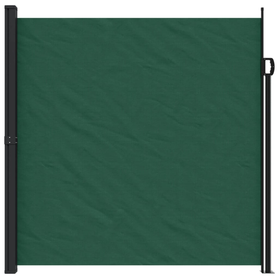 Copertina laterală retractabilă, verde închis, 200x300 cm - 2 | YEO