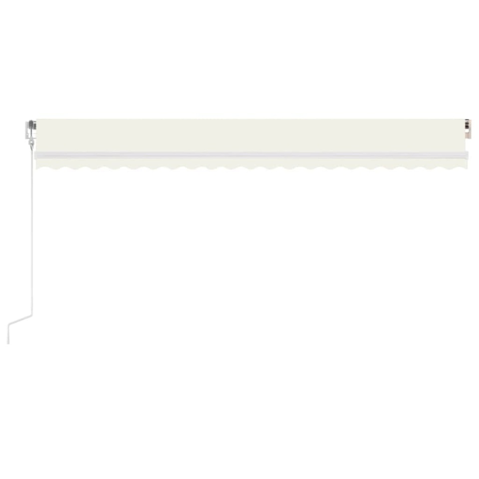 Copertină retractabilă automat, crem, 500x350 cm - 3 | YEO