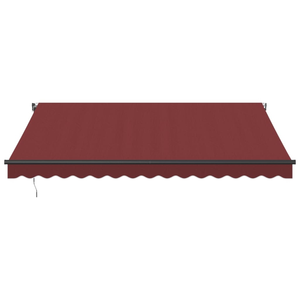 Copertina retractabilă automat cu LED-uri, vișiniu, 400x300 cm - 3 | YEO