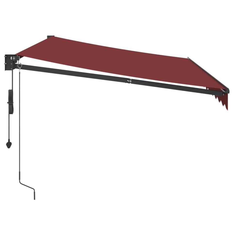 Copertina retractabilă automat, vișiniu, 350x250 cm - 3 | YEO
