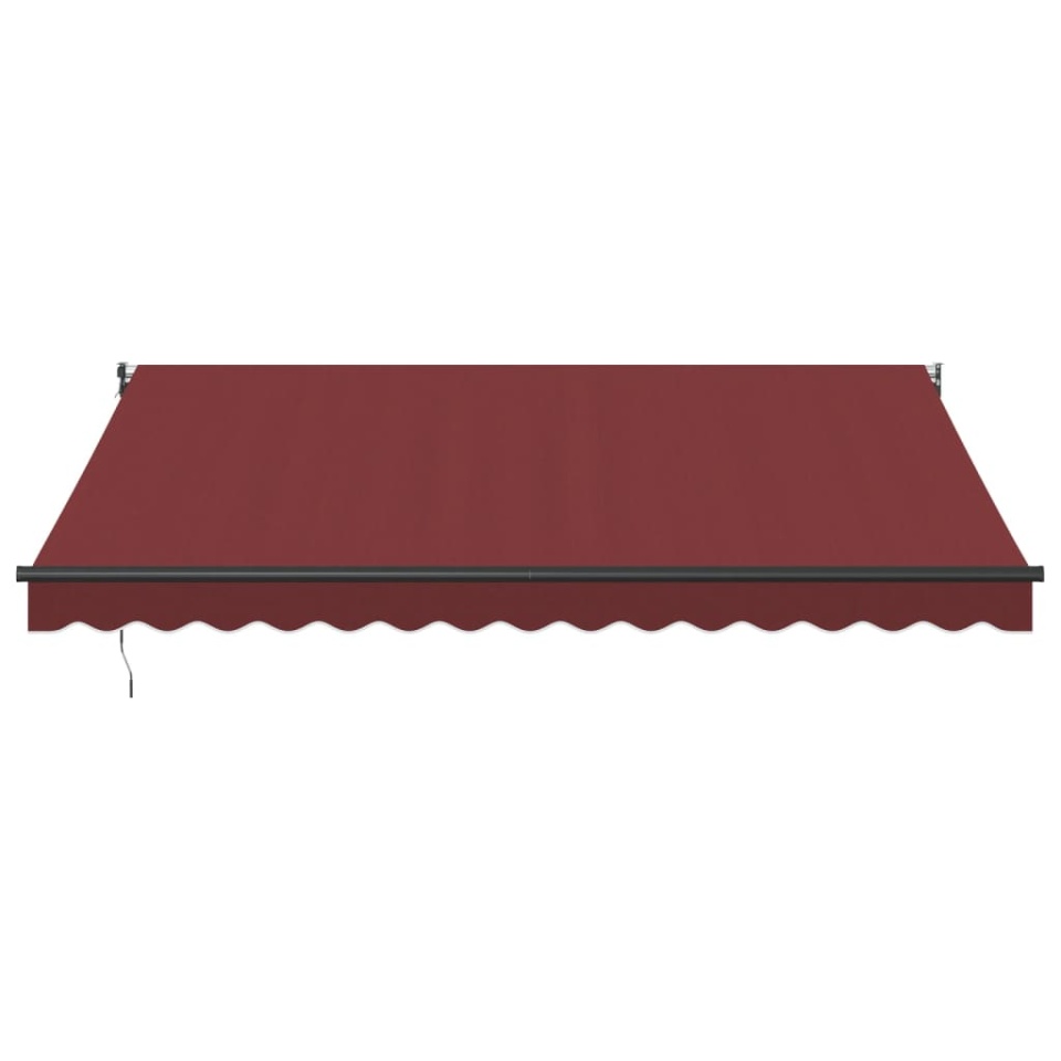 Copertina retractabilă automat, vișiniu, 400x300 cm - 2 | YEO