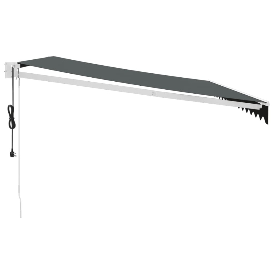Copertină retractabilă automată, antracit, 4,5x3 m - 3 | YEO