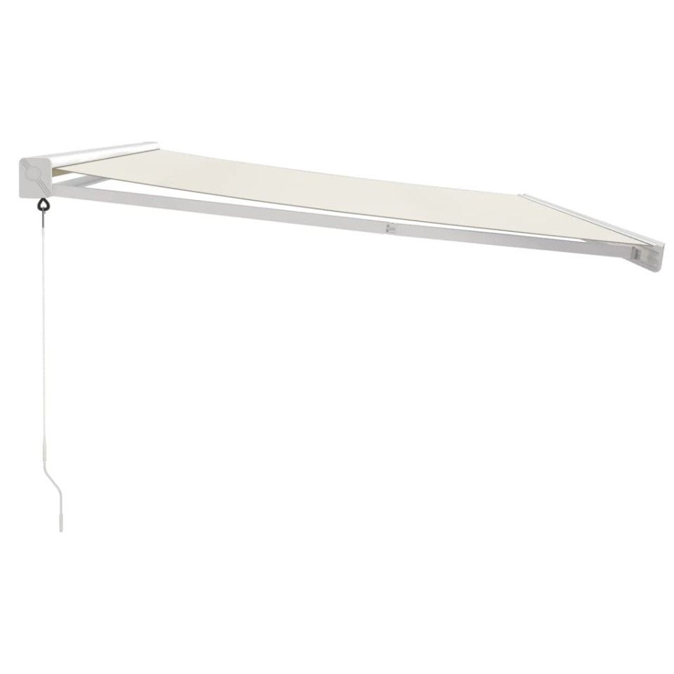 Copertină retractabilă, crem, 4x3 m, textil și aluminiu - 3 | YEO