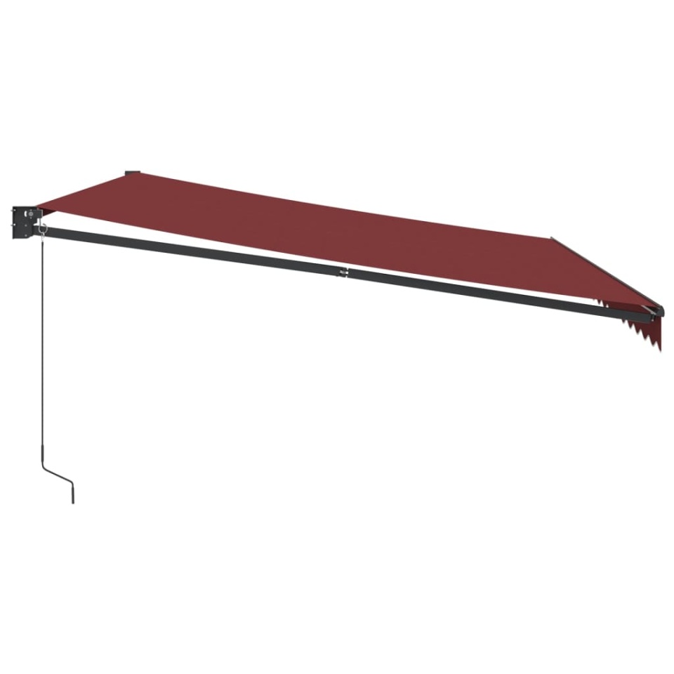 Copertina retractabilă manual, vișiniu, 450x300 cm - 3 | YEO