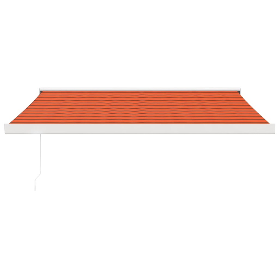 Copertină retractabilă portocaliu/maro 3x2,5 m, textil/aluminiu - 2 | YEO