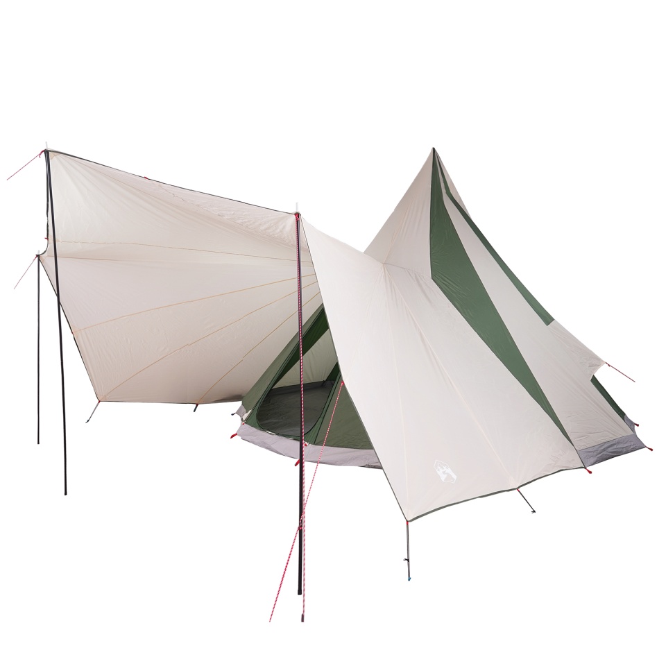 Cort familie Tipi Verde 12 persoane waterproof - 1 | YEO