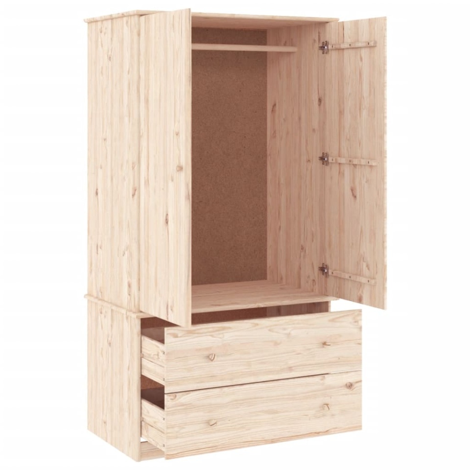 Dulap „ALTA”, 90x55x170 cm, lemn masiv de pin - 2 | YEO