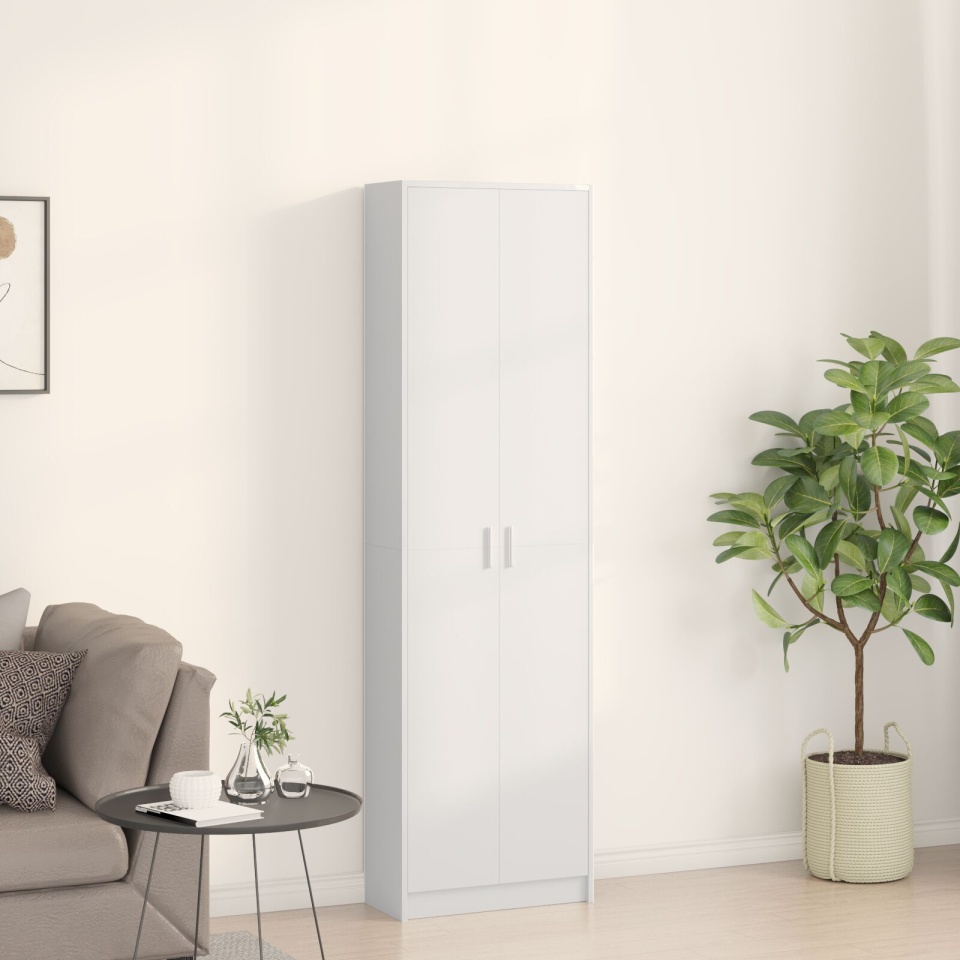 Dulap Alb 55x25x189 cm Lemn Engineered - 3 | YEO