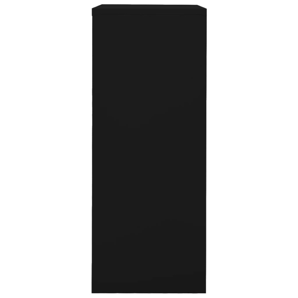 Dulap de birou, negru, 90x40x102 cm, oțel - 2 | YEO