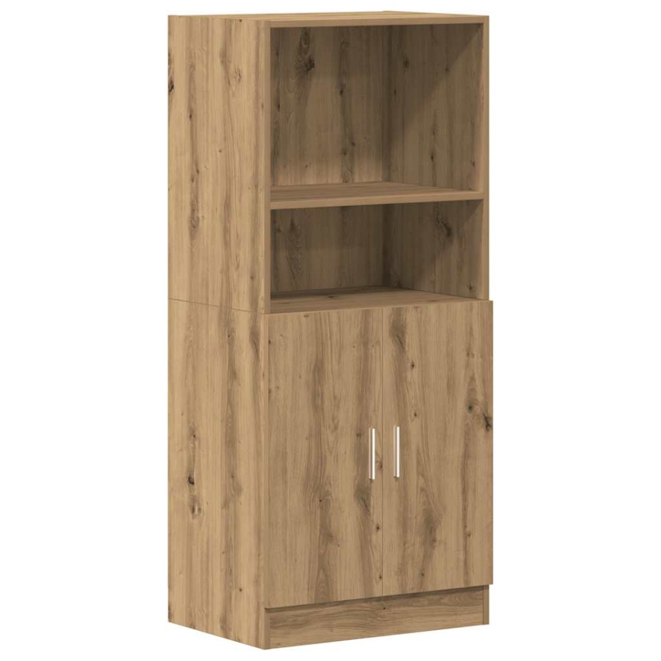 Dulap de bucătărie stejar artizanal 57x41,5x131,5 cm lemn - 1 | YEO