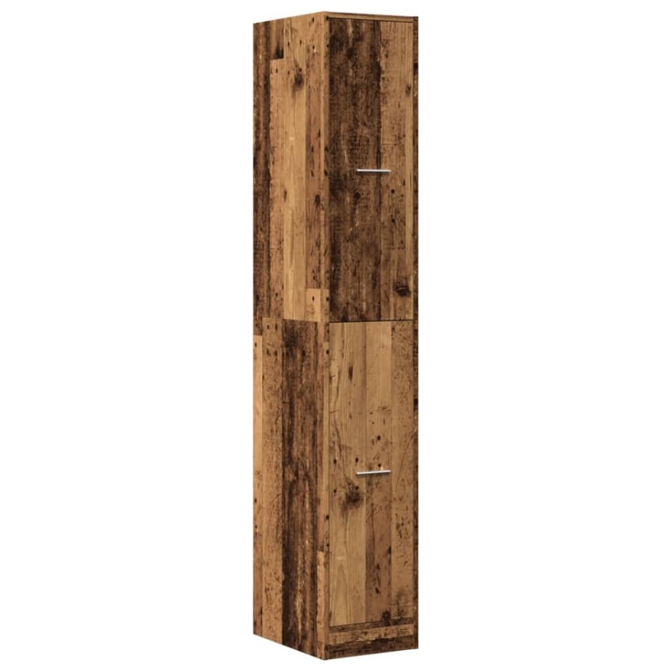 Dulap de farmacie, lemn vechi, 30x41x174,5 cm, lemn prelucrat - 2 | YEO