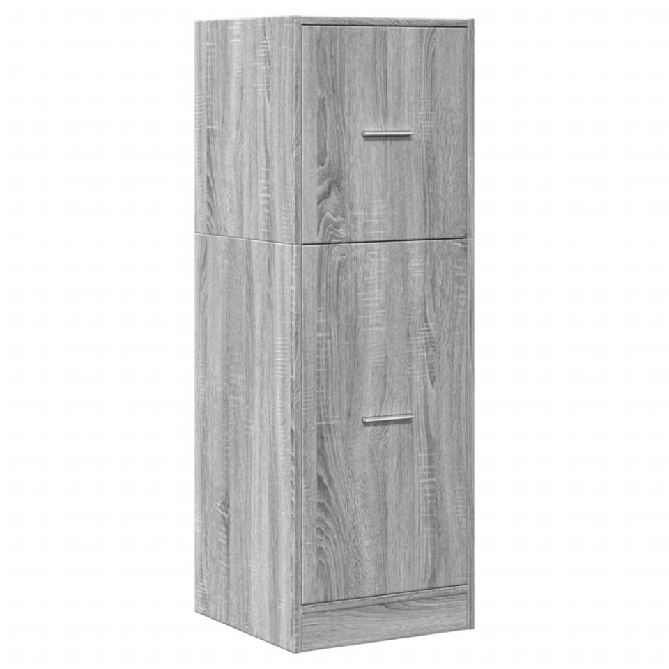 Dulap de farmacie, sonoma gri, 40x41x118 cm, lemn prelucrat - 2 | YEO