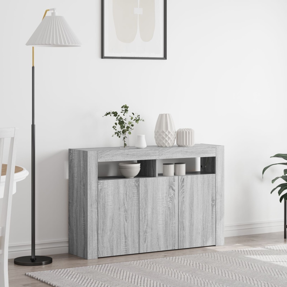 Dulap Gri sonoma Lemn laminat 116 x 30 x 75 cm Dulap