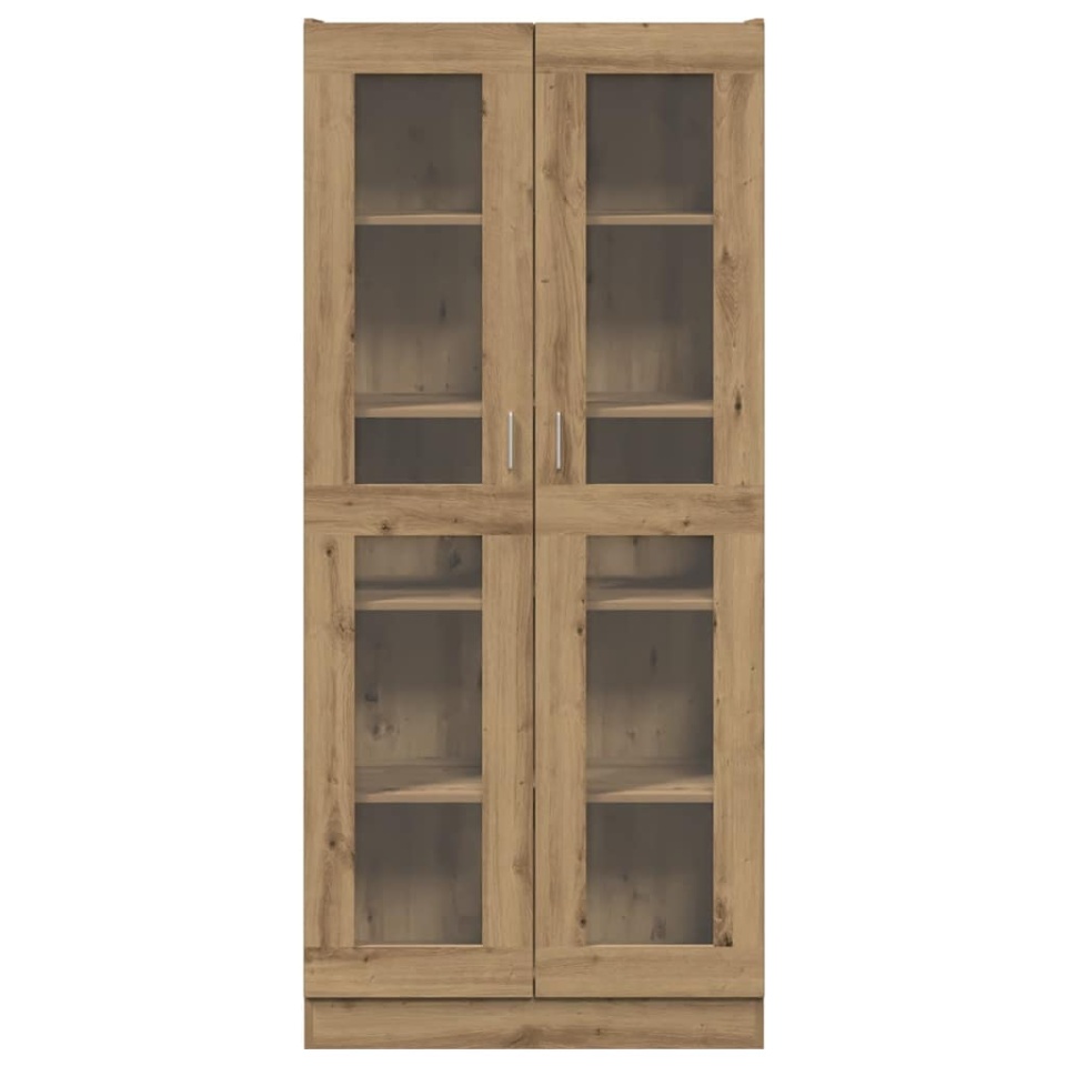 Dulap înalt, stejar artizanal, 82,5x30,5x185 cm, lemn prelucrat - 3 | YEO