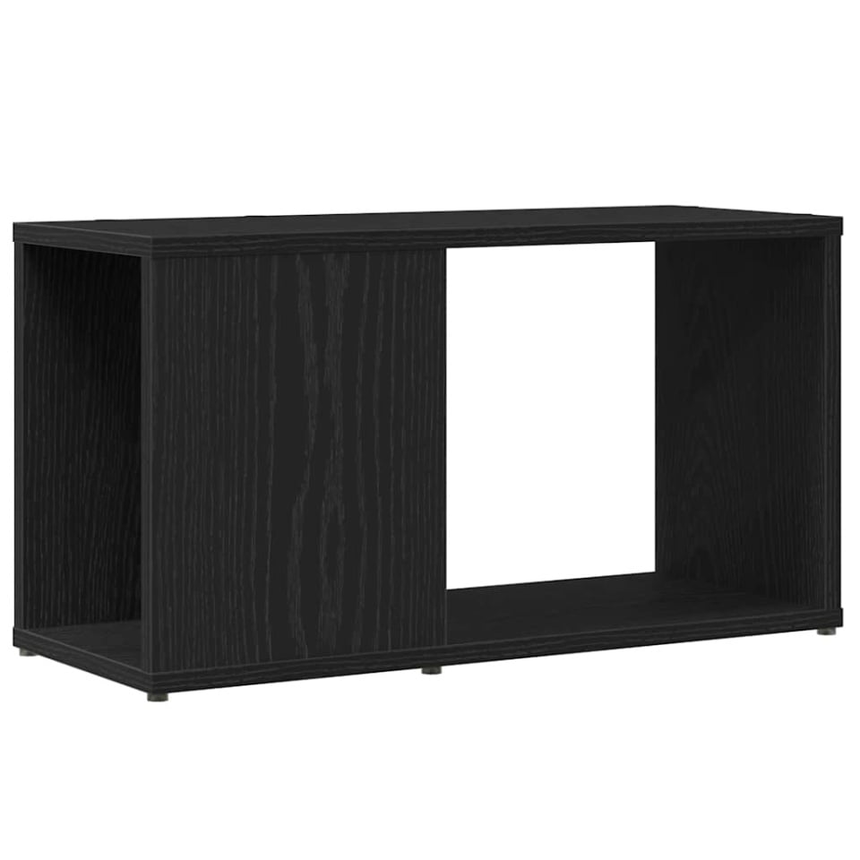 Dulap TV Stejar Negru 60x24x32 cm Lemn prelucrat