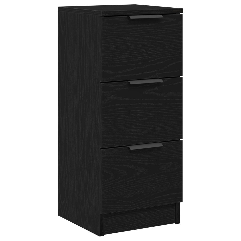 Dulapuri 2 buc Negru Stejar 30x30x70 cm Lemn prelucrat - 1 | YEO