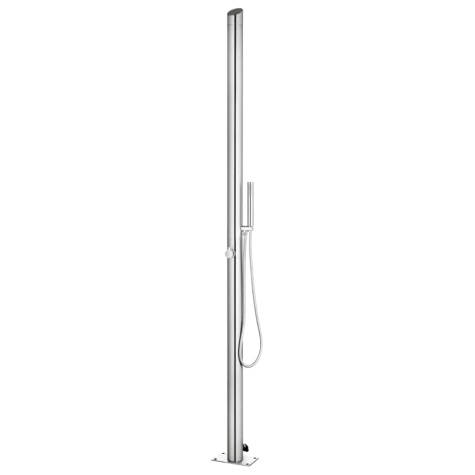 Duș pentru grădină, 220 cm, oțel inoxidabil - 1 | YEO