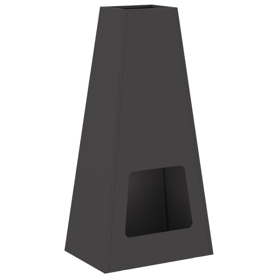 Focar Negru 50x35x100 cm Oțel - 1 | YEO