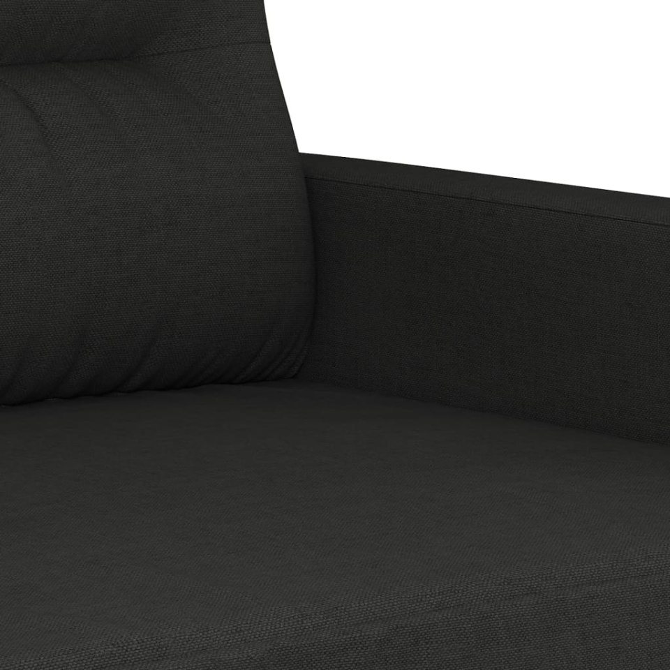Fotoliu canapea, negru, 60 cm, material textil - 4 | YEO