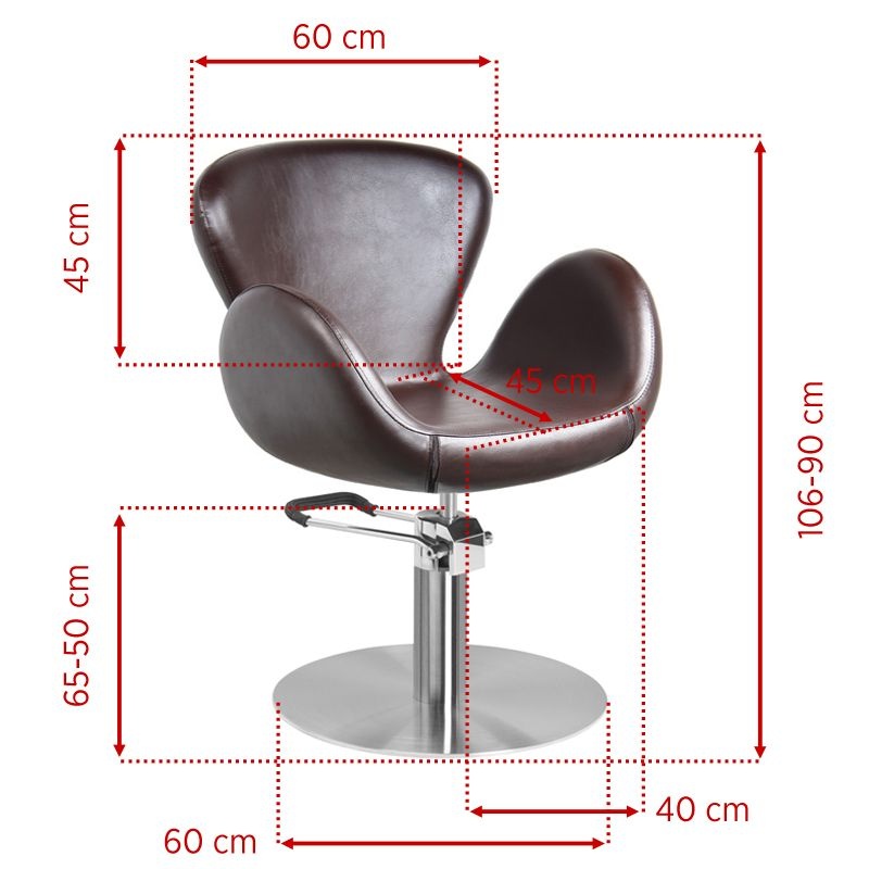 Gabbiano scaun frizer amsterdam maro - 1 | YEO