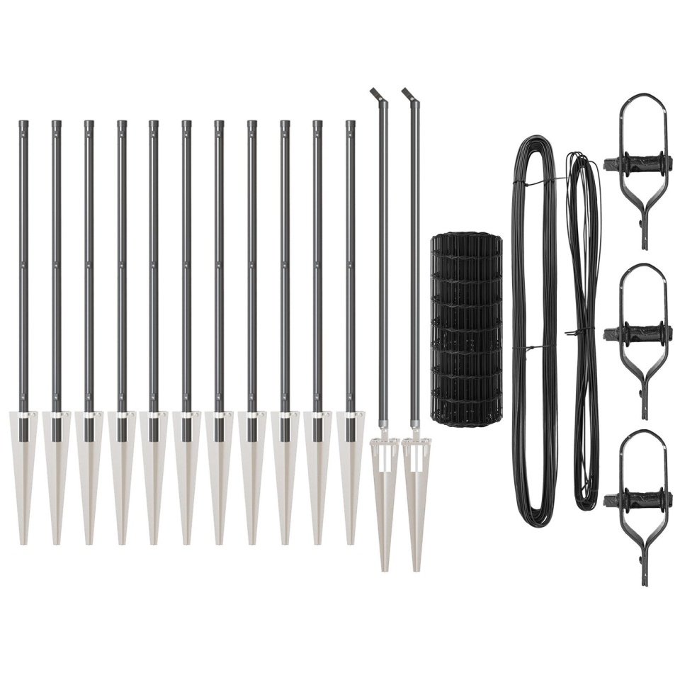 Gard Euro Gri Set de 2 Gri Metal 25 x 1 m Durabil Gard Euro - 1 | YEO