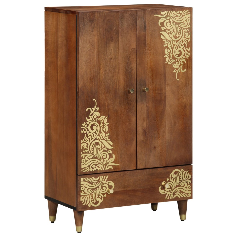 Highboard 60x33x100 cm Lemn masiv din mango - 1 | YEO
