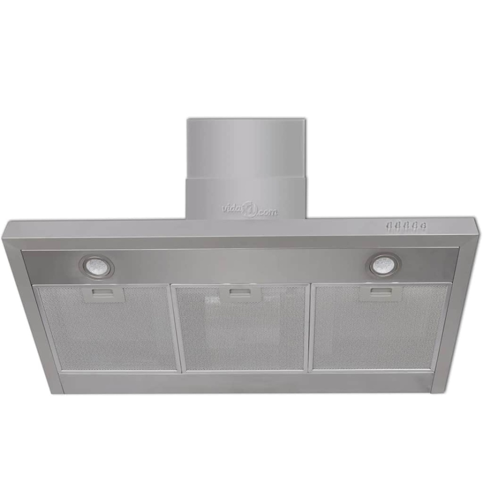 Hotă de bucătărie, 900 mm, oțel inoxidabil, plat - 1 | YEO