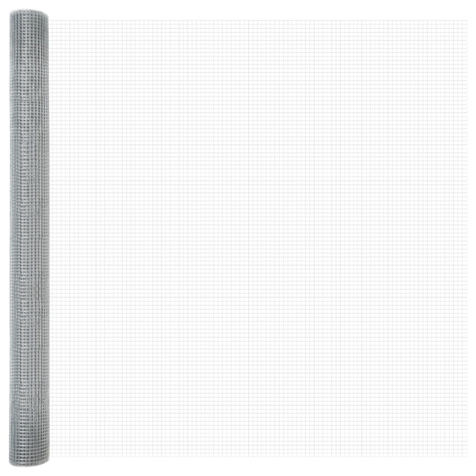 Împrejmuire din Sârmă Sudată cu 13 Stâlpi de Spike 1.5x50 m Oțel Galvanizat - 3 | YEO