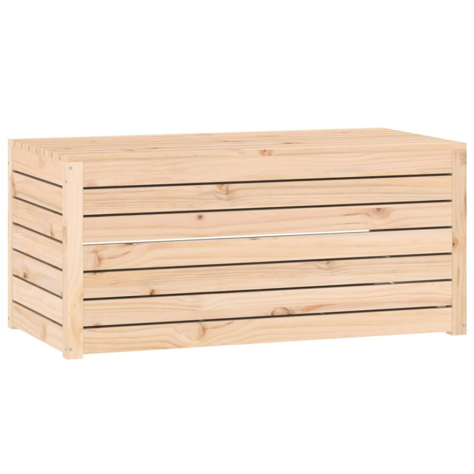 Ladă depozitare grădină, 101x50,5x46,5cm, lemn masiv pin - 1 | YEO