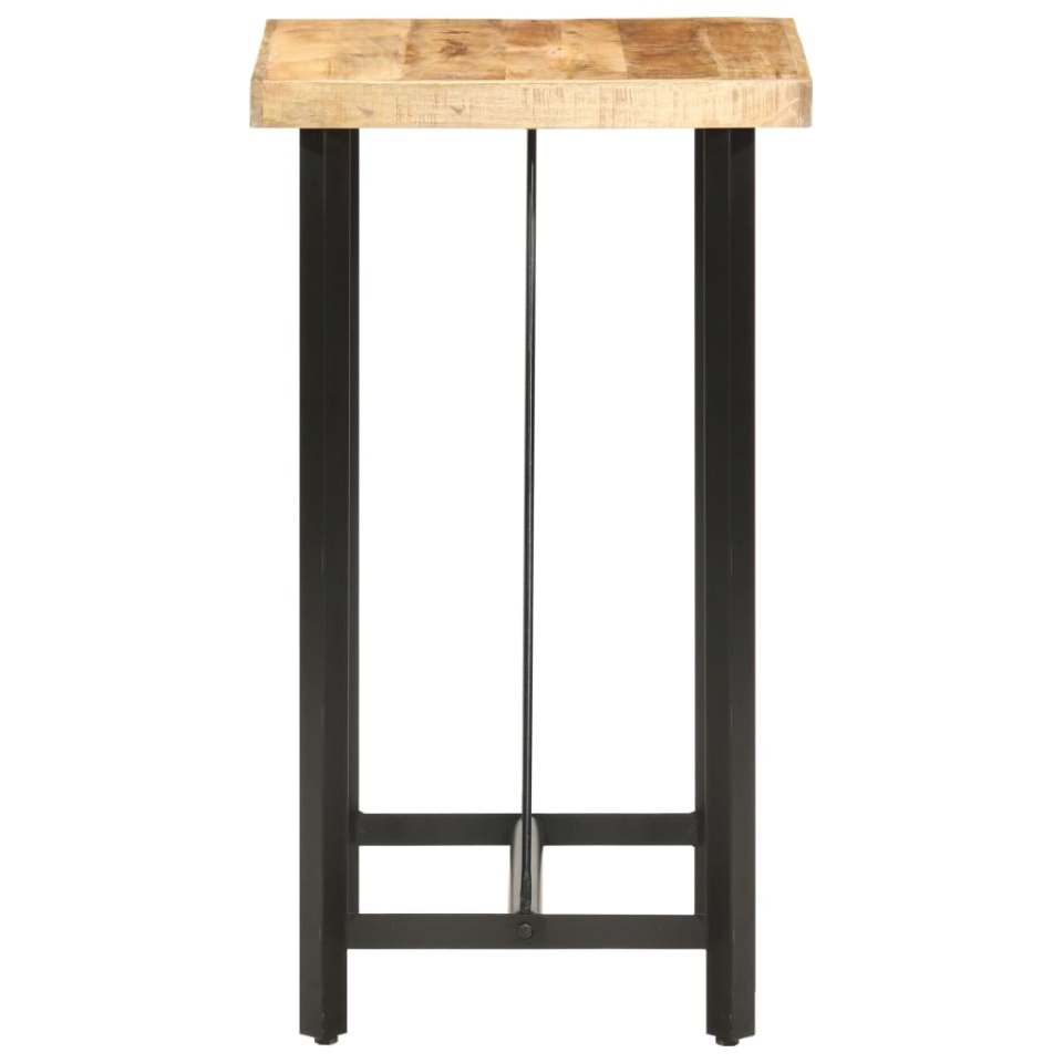 Masă de bar, 60 x 60 x 107 cm, lemn de mango nefinisat - 2 | YEO