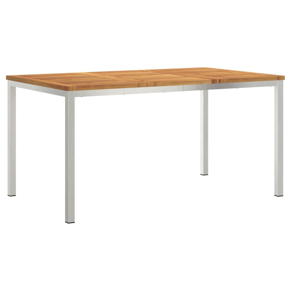 masă de dining 150x90x75 cm lemn masiv de acacia - 1 | YEO