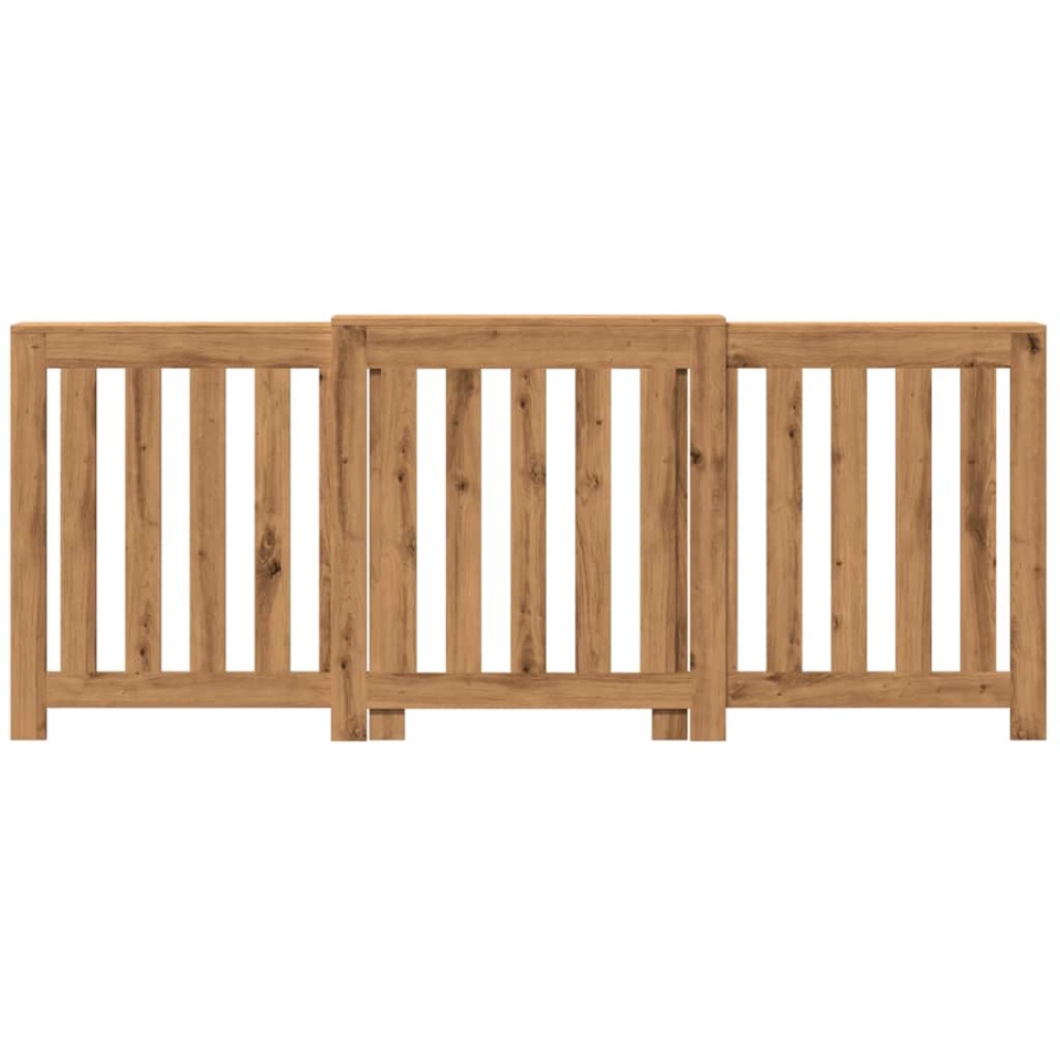Mască pentru calorifer stejar artizanal 205x21,5x83,5 cm lemn - 2 | YEO